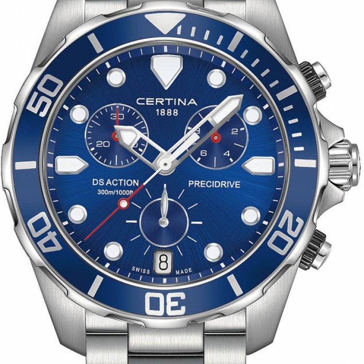 Certina Watch DS Action Precidrive Chrono Quartz - Blue