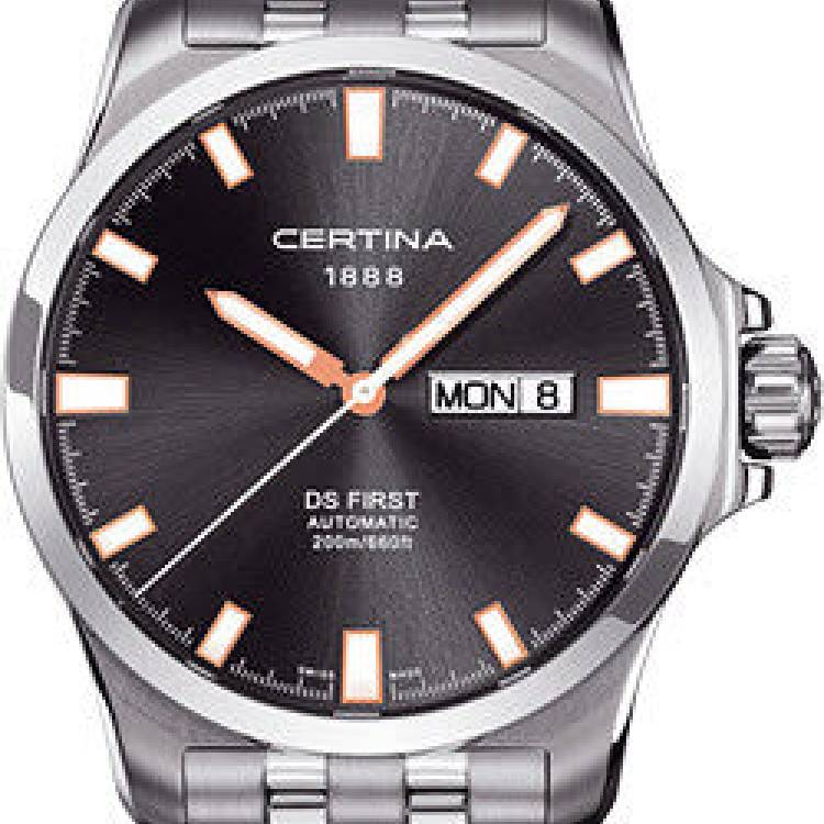 Certina Watch DS First Day Date Automatic - Grey