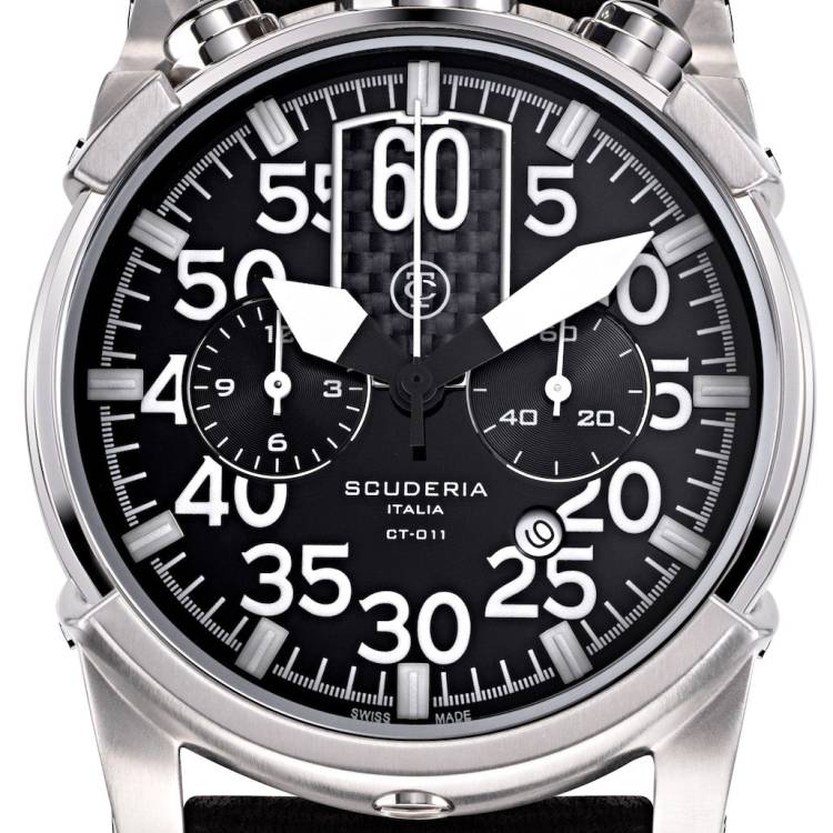 CT Scuderia Watch Bullet Head Saturno - Black
