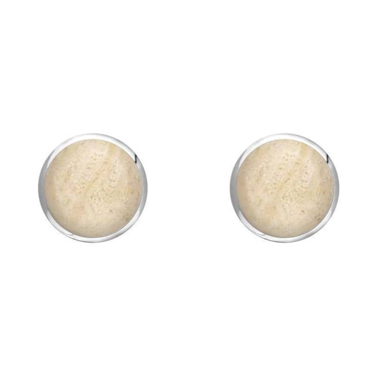 Sterling Silver Coquina 5mm Classic Small Round Stud Earrings