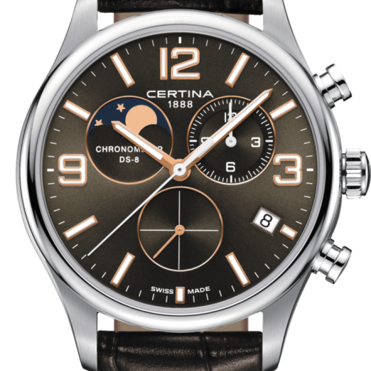 Certina Watch DS-8 Moon Phase - Brown