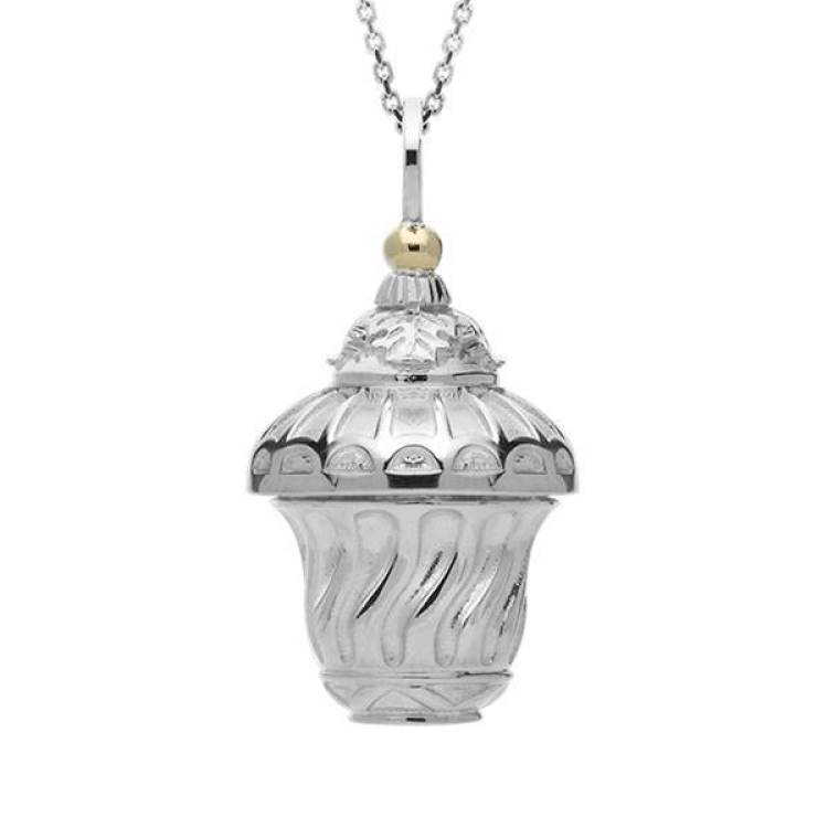 Sterling Silver Large Sculptural Necklace - Silver