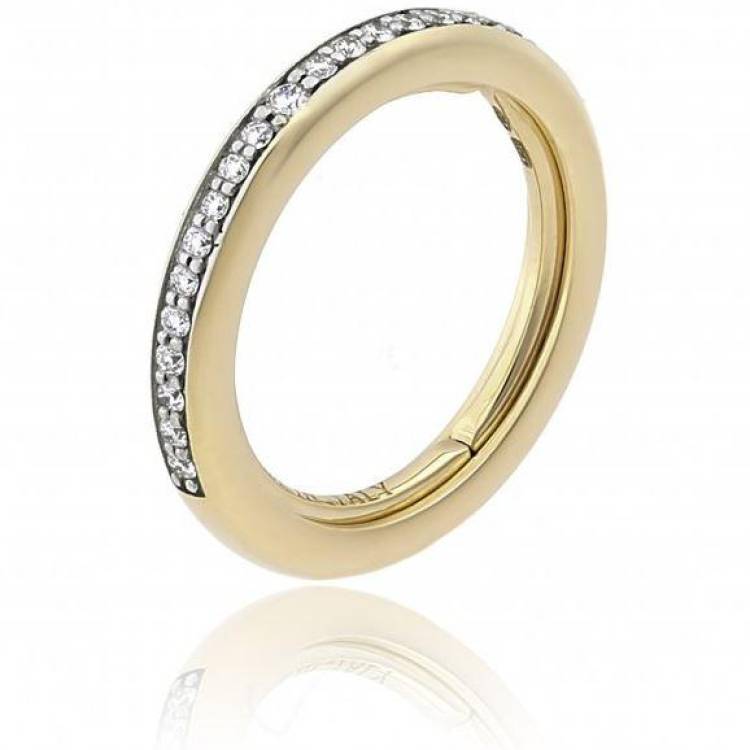 Chimento Forever Stack Me Line 18ct Yellow Gold Diamond Adjustable Size-Fit Ring - 200