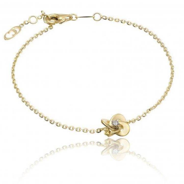 Chimento Link Joy 18ct Yellow Gold Diamond Bracelet