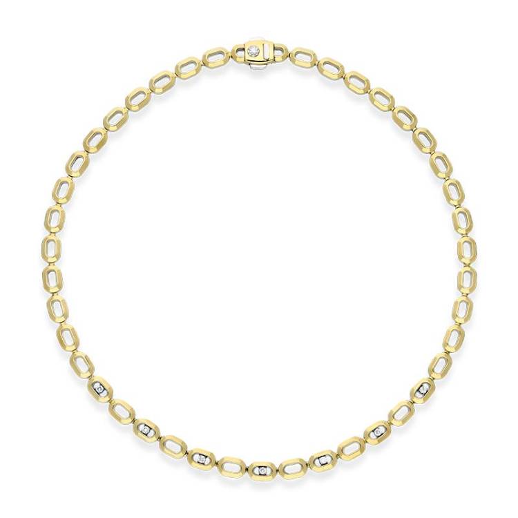 Chimento Optima 18ct Yellow and White Gold 0.66ct Diamond Reversible Necklace