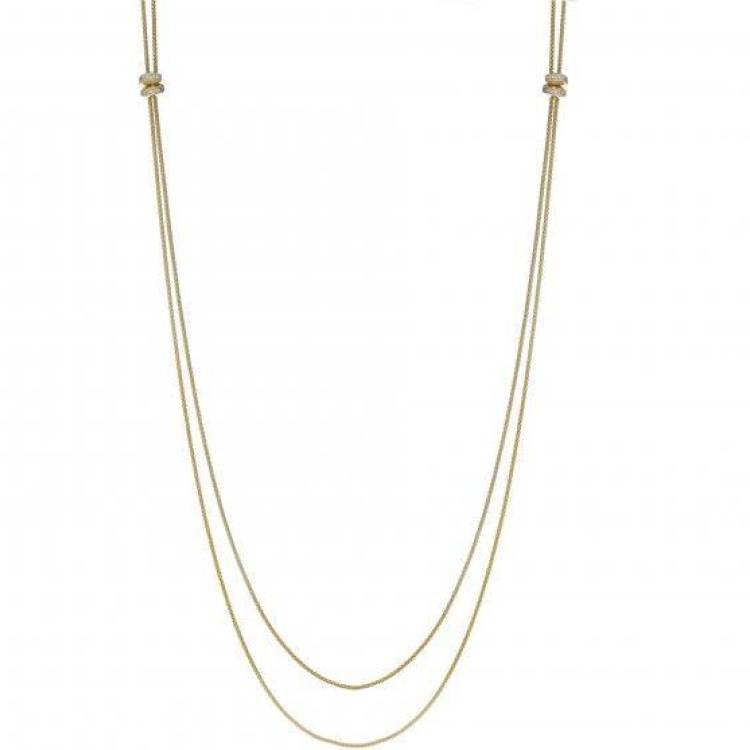 Chimento Stretch Volta 18ct Yellow Gold Diamond Necklace