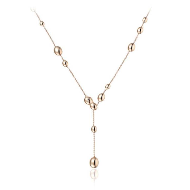 Chimento Armillas Acqua 18ct Rose Gold Diamond Necklace - Rose Gold