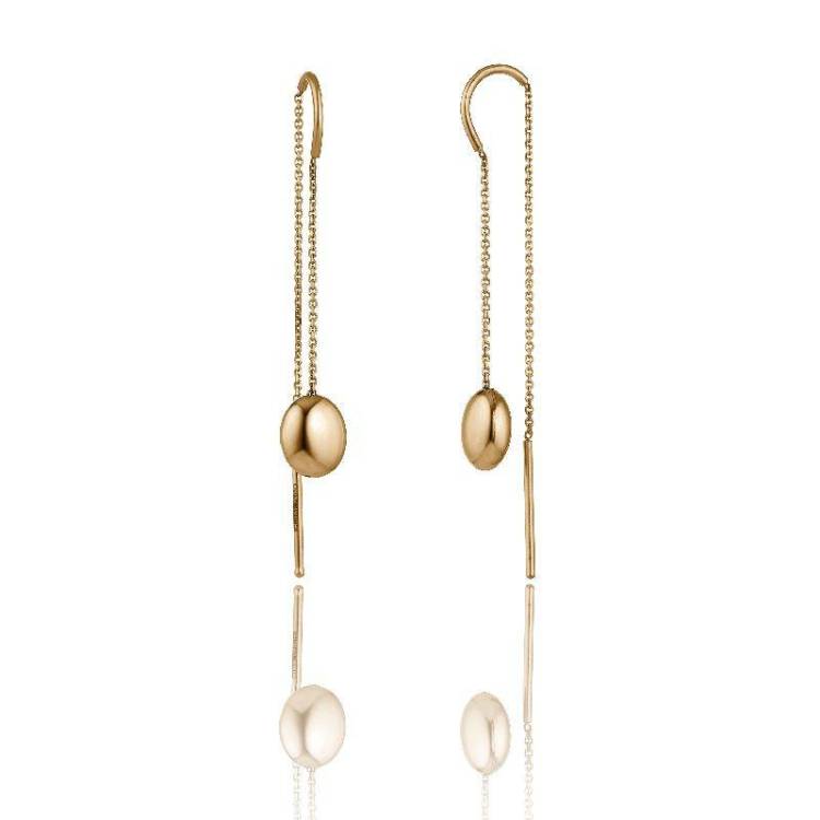 Chimento Armillas Acqua 18ct Rose Gold Threader Earrings