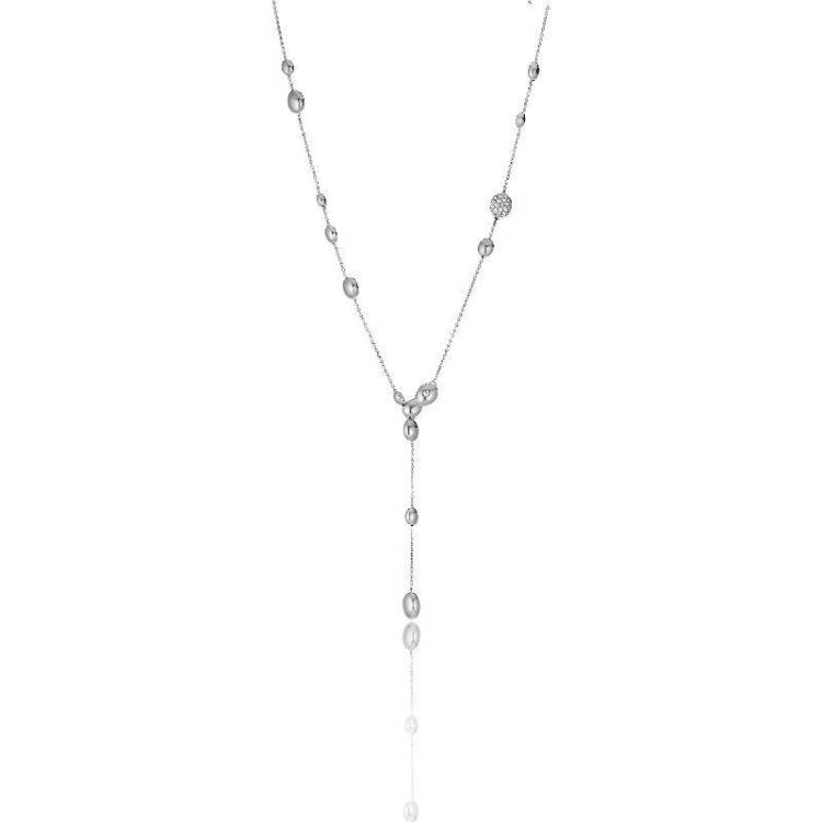 Chimento Armillas Acqua 18ct White Gold 0.25ct Diamond Droplets Necklace