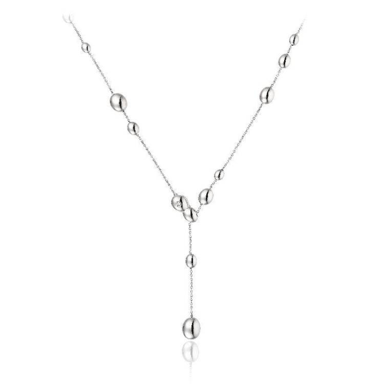 Chimento Armillas Acqua 18ct White Gold Diamond Droplets Necklace