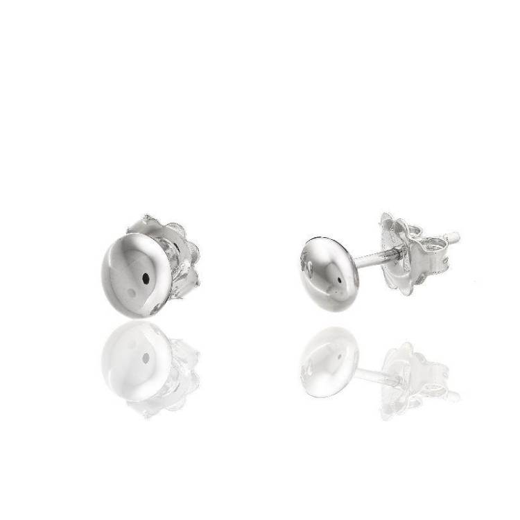 Chimento Armillas Acqua 18ct White Gold Stud Earrings