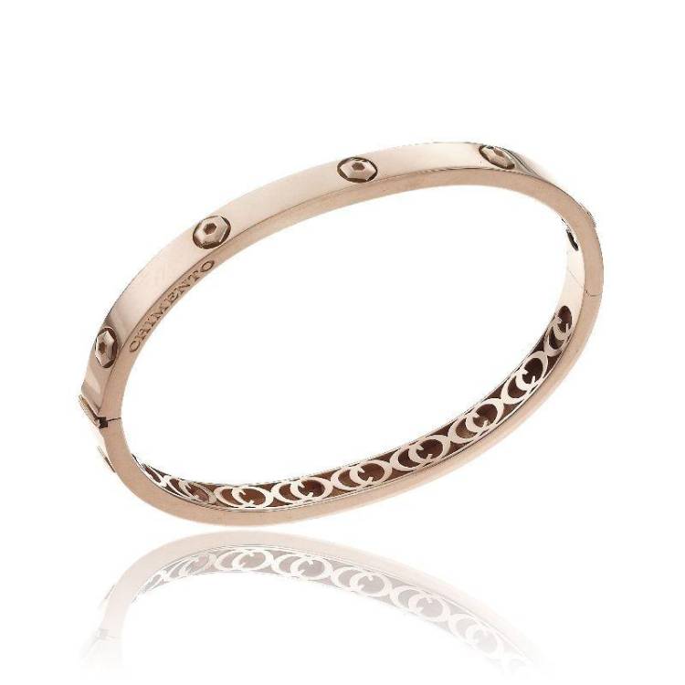Chimento Armillas Be Mine 18ct Rose Gold Bangle - XS
