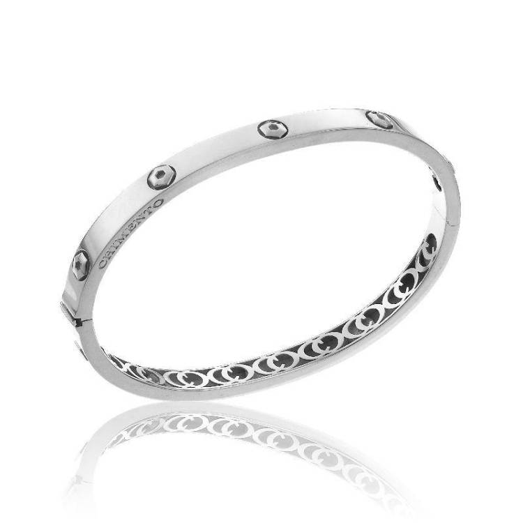 Chimento Armillas Be Mine 18ct White Gold Bangle - L