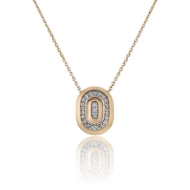 Chimento Optima 18ct Rose Gold 0.24ct Diamond Necklace
