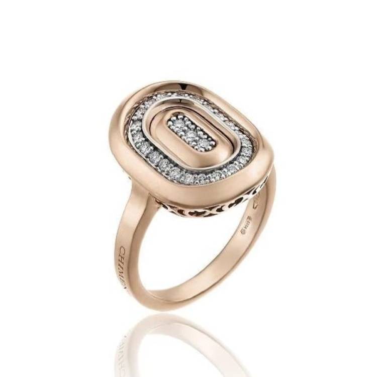 Chimento Optima 18ct Rose Gold 0.24ct Diamond Ring
