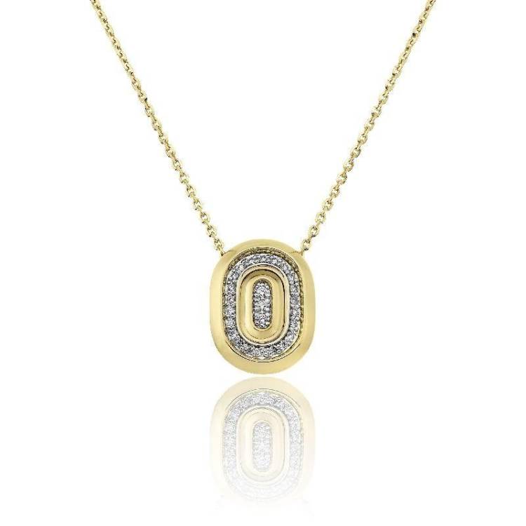 Chimento Optima 18ct Yellow Gold 0.24ct Diamond Necklace