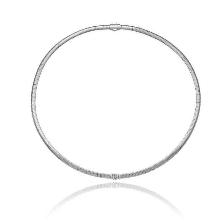 Chimento Stardust Pave 18ct White Gold 0.15ct Diamond Necklace