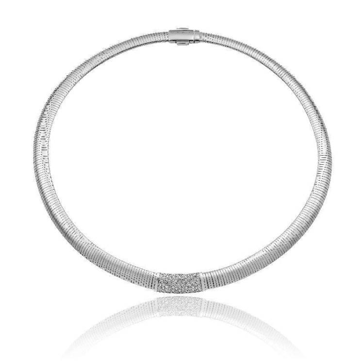 Chimento Stardust Pave 18ct White Gold 0.85ct Diamond Necklace