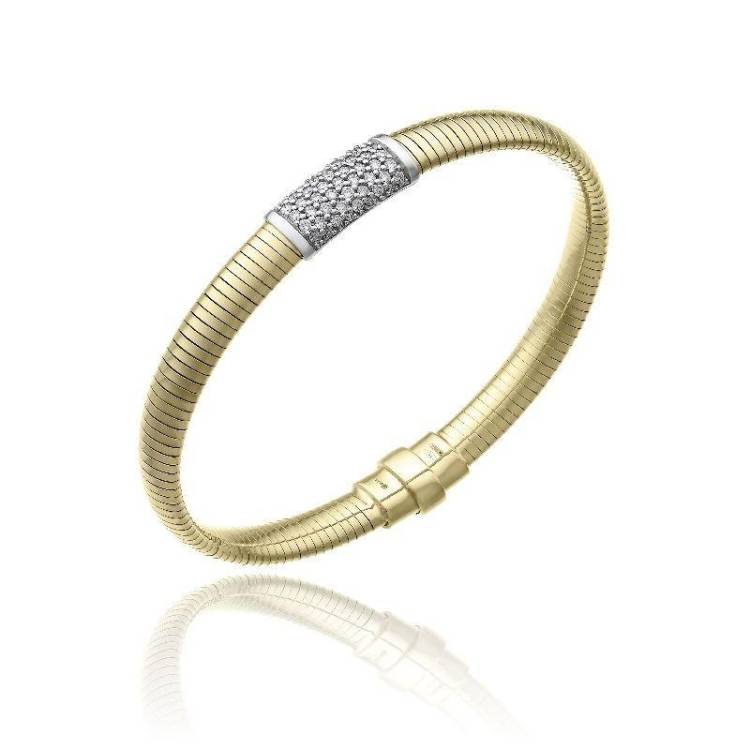 Chimento Stardust Pave 18ct Yellow Gold 0.57ct Diamond Bracelet