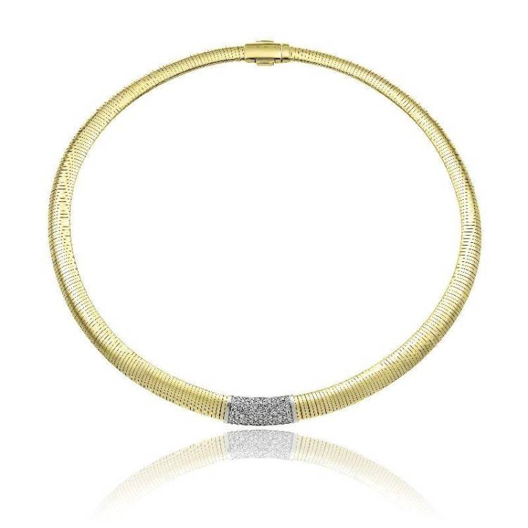 Chimento Stardust Pave 18ct Yellow Gold 0.85ct Diamond Necklace