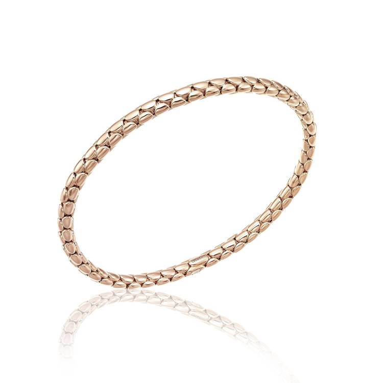 Chimento Stretch Spring 18ct Rose Gold Bracelet - M
