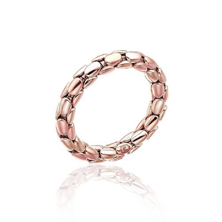 Chimento Stretch Spring 18ct Rose Gold Ring