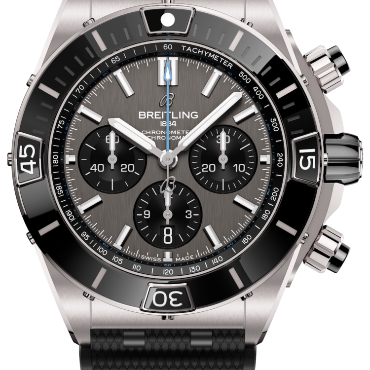 Breitling Watch Super Chronomat Titanium B01 44 Rubber