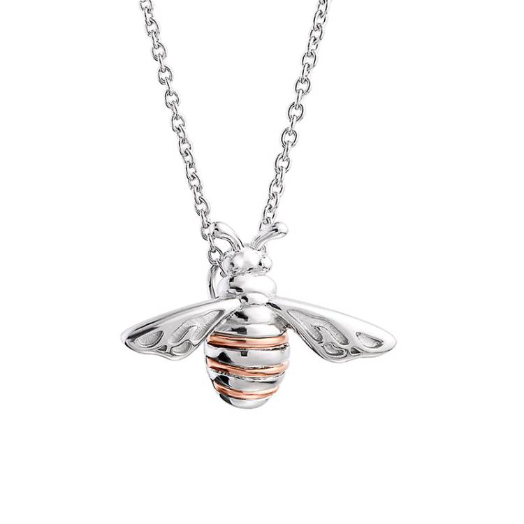 Clogau Honey Bee Sterling Silver Necklace - Silver