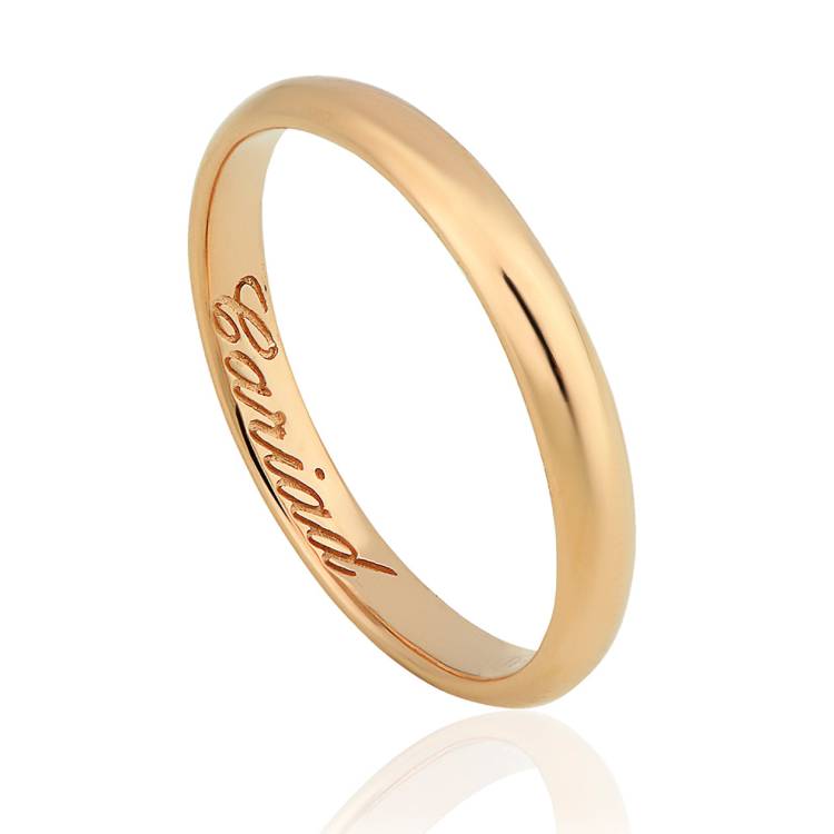 Clogau 1854 18ct Rose Gold 3mm Wedding Ring - R
