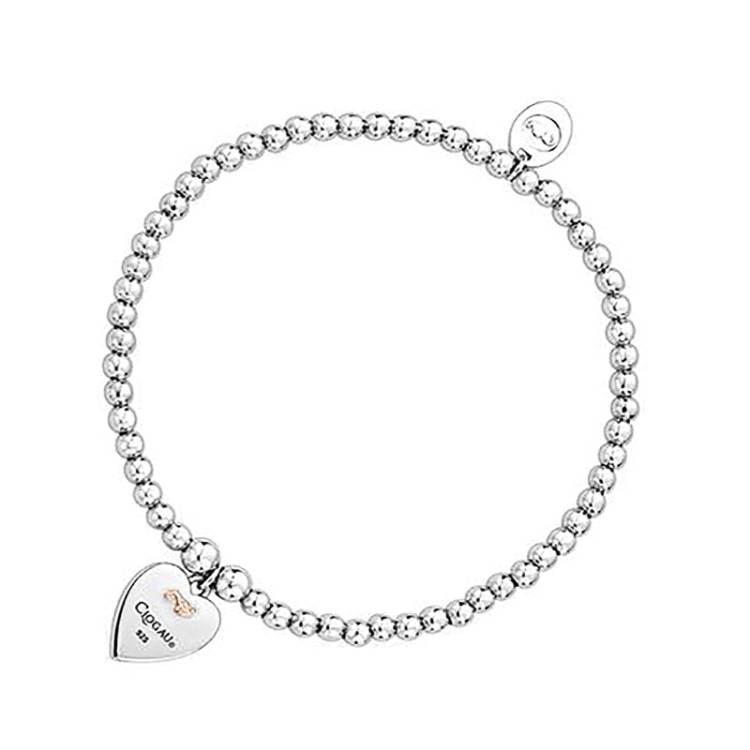 Clogau Affinity Tree Of Life Insignia Heart Sterling Silver Bead Bracelet - Silver