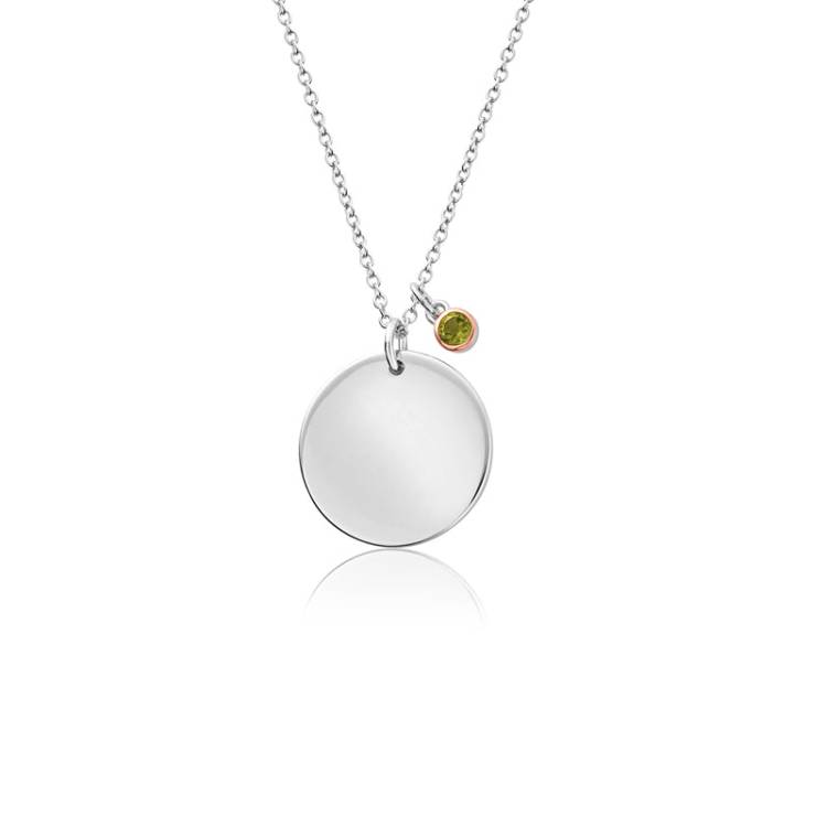 Clogau Celebration August Sterling Silver Birthstone Pendant D - Sterling Silver