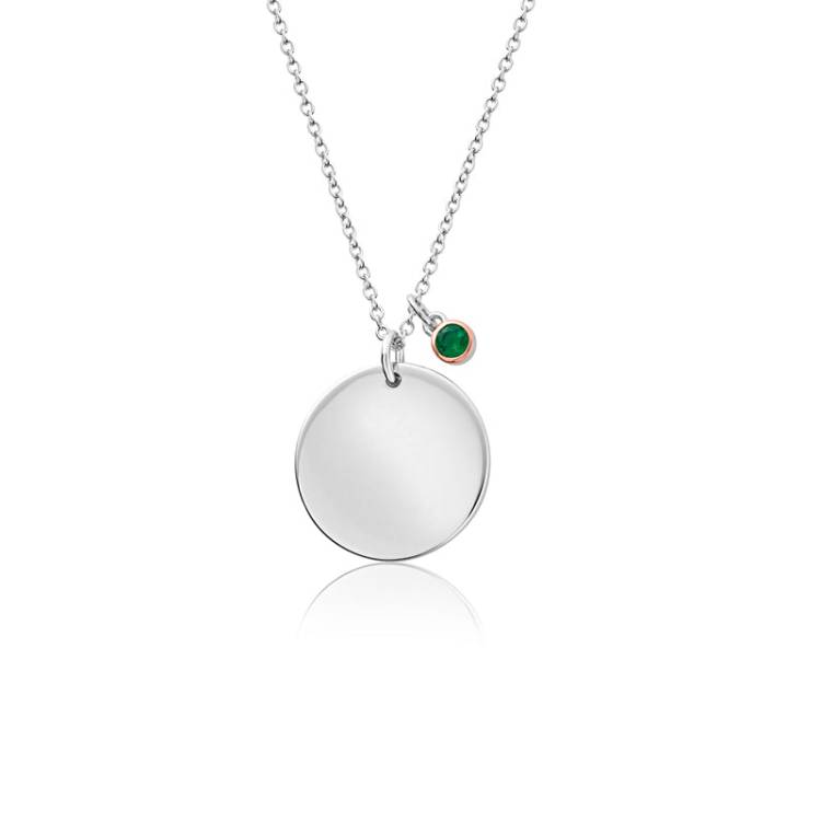 Clogau Celebration May Sterling Silver Birthstone Pendant D - Sterling Silver