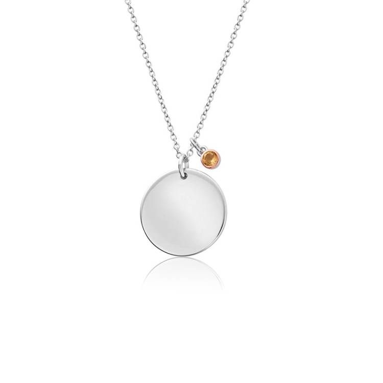 Clogau Celebration November Sterling Silver Birthstone Pendant D - Sterling Silver