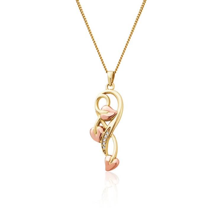 Clogau Tree of Life 9ct Gold Diamond Pendant - Gold
