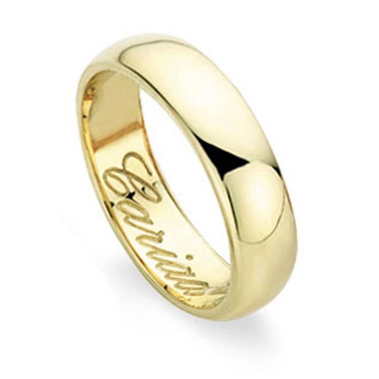 Clogau Windsor 18ct Yellow Gold 5mm Wedding Ring - O