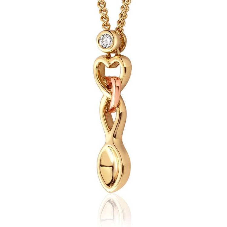 Clogau Lovespoons 9ct Yellow Gold Necklace - Yellow Gold
