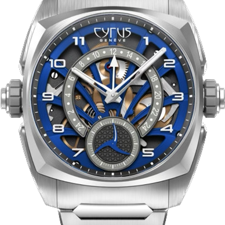 Cyrus Watch Klepcys GMT Ocean Blue Bracelet Limited Edition