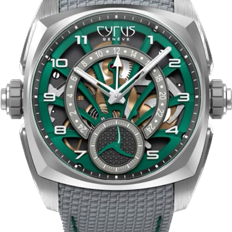 Cyrus Watch Klepcys GMT Palm Green Limited Edition