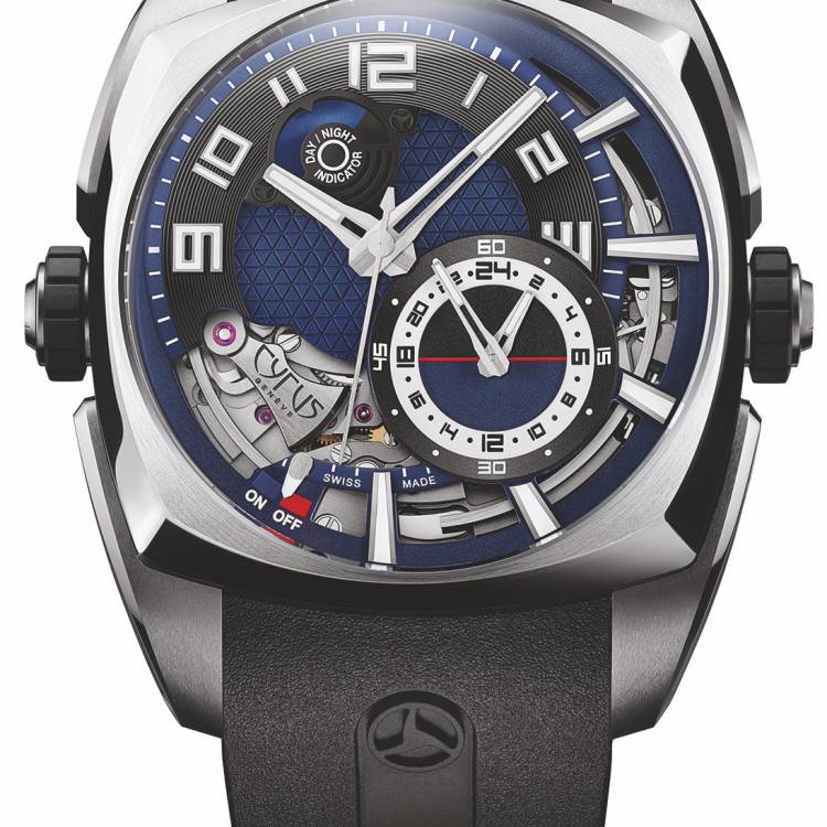 Cyrus Watch Klepcys Alarm Steel Limited Edition - Blue