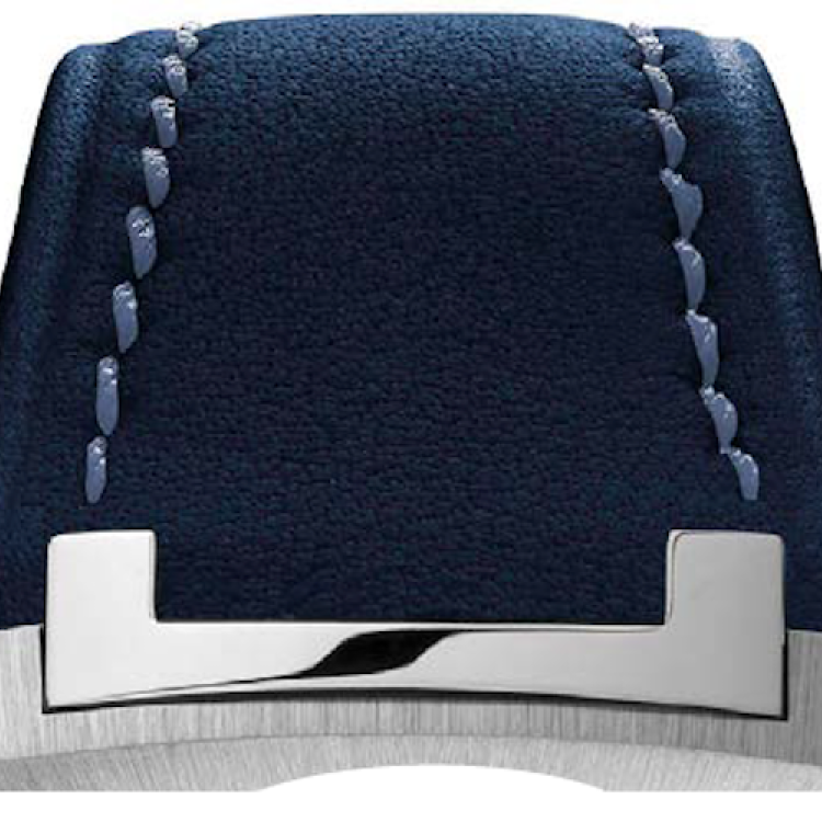 Czapek Strap Antarctique Passage de Drake Leather Blue Light Blue Stitch - Blue