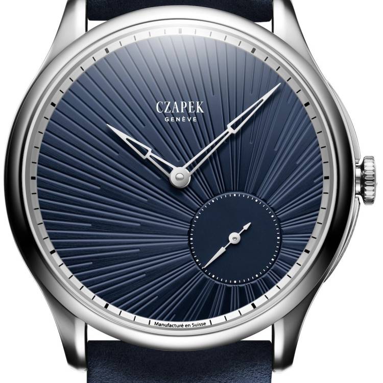 Czapek Watch Promenade Guilloche Soleil Blue Night