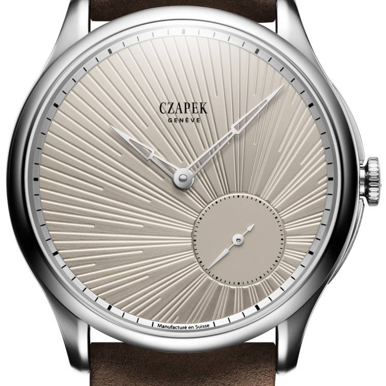 Czapek Watch Promenade Guilloche Soleil Ivory