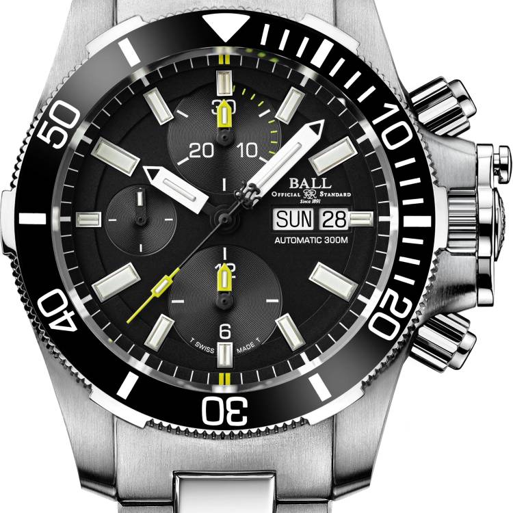 Ball Watch Company Engineer Hydrocarbon Submarine Warfare Ceramic Chronograph - Black