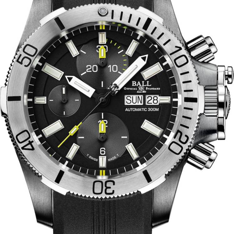 Ball Watch Company Engineer Hydrocarbon Submarine Warfare Chronograph - Black