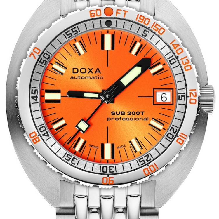 Doxa Watch SUB 200T Professional Sunray Bracelet
