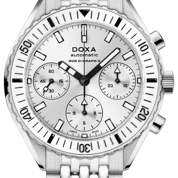 Doxa Watch Sub 200 C-Graph II Whitepearl Bracelet