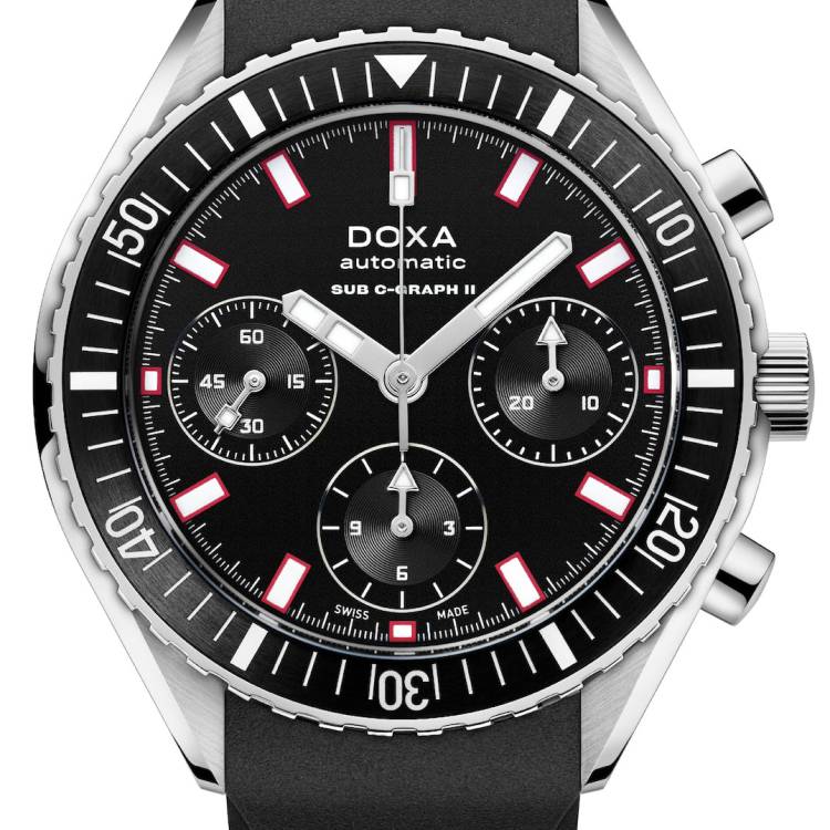Doxa Watch Sub 200 C-Graph II Sharkhunter Rubber