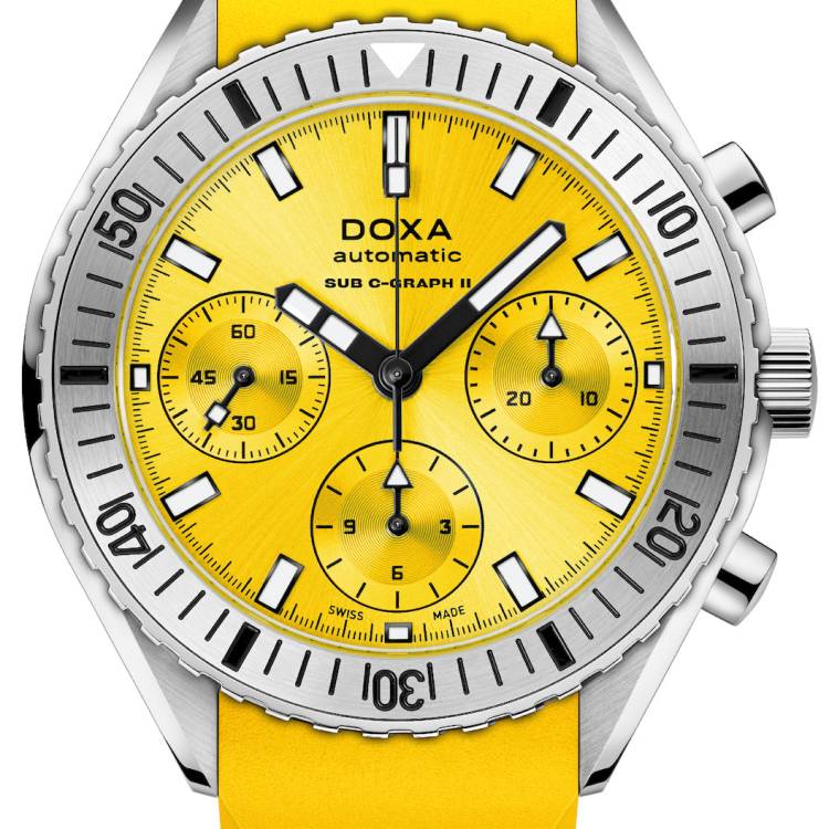 Doxa Watch Sub 200 C-Graph II Diving Star Rubber