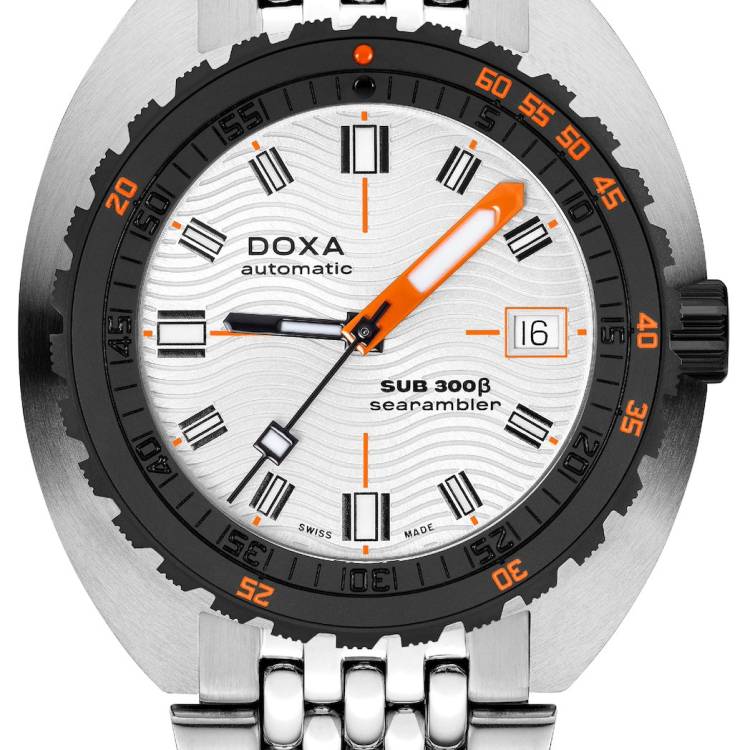 Doxa Watch SUB 300 Beta Ceramic Steel Searambler Bracelet