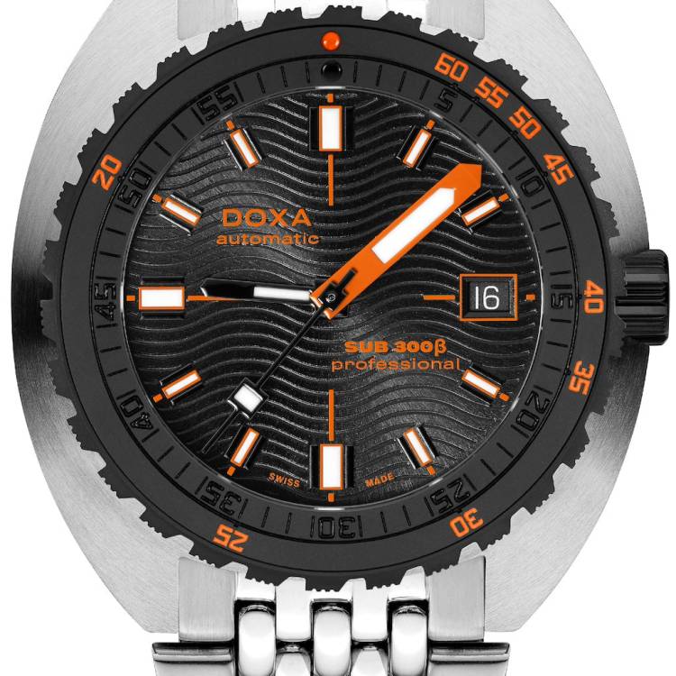 Doxa Watch SUB 300 Beta Ceramic Steel Professional Bracelet